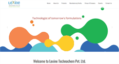 Desktop Screenshot of lexinetechnochem.com